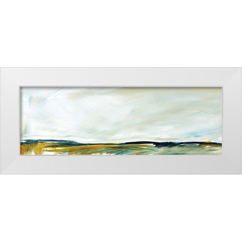 Prevailing Winds White Modern Wood Framed Art Print by Schlabach, Sue