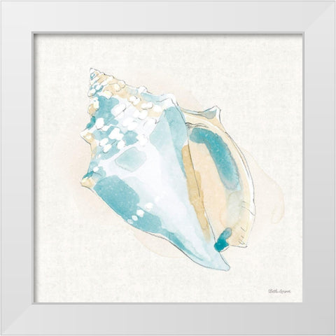 Seaside VIII White Modern Wood Framed Art Print by Grove, Beth