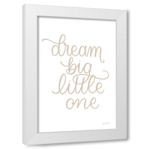 Boho Nursery IV Brown White Modern Wood Framed Art Print by Thorns, Becky