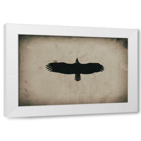 Eagle Pass White Modern Wood Framed Art Print by Larson, Nathan