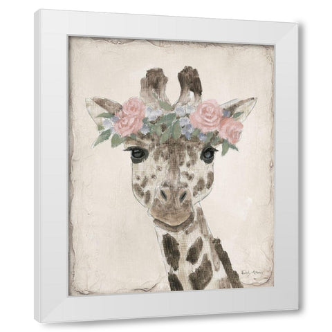 Flower Friends II Neutral White Modern Wood Framed Art Print by Adams, Emily