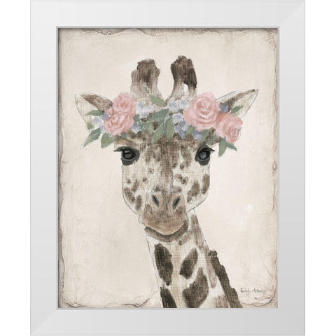 Flower Friends II Neutral White Modern Wood Framed Art Print by Adams, Emily