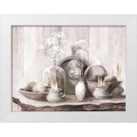 Rustic Elegance I Neutral White Modern Wood Framed Art Print by Purinton, Julia