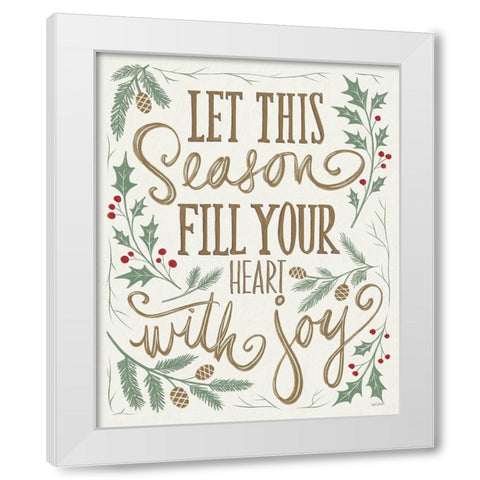 Wonderful Time IV Light Heart White Modern Wood Framed Art Print by Tavoletti, Anne