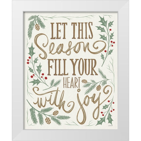 Wonderful Time IV Light Heart White Modern Wood Framed Art Print by Tavoletti, Anne