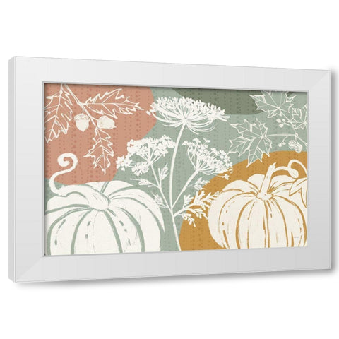 Autumn Tones I White Modern Wood Framed Art Print by Tavoletti, Anne