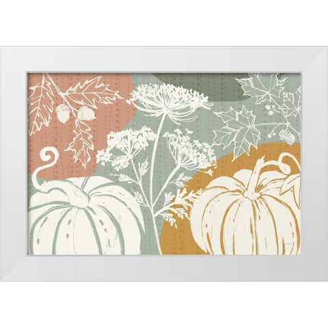 Autumn Tones I White Modern Wood Framed Art Print by Tavoletti, Anne