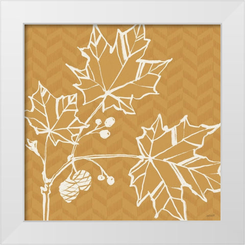 Autumn Tones IV White Modern Wood Framed Art Print by Tavoletti, Anne