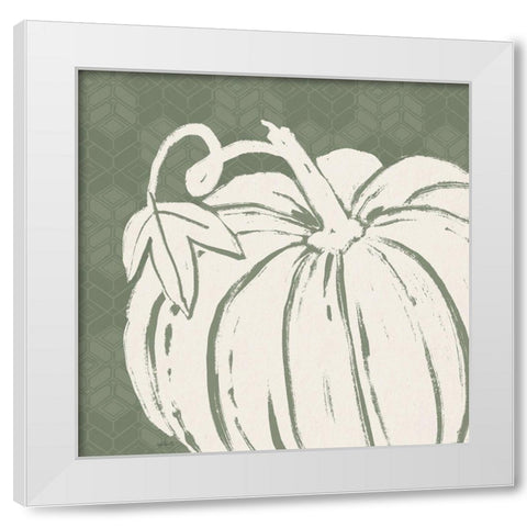 Autumn Tones VII White Modern Wood Framed Art Print by Tavoletti, Anne