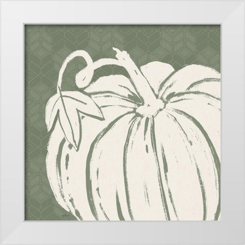 Autumn Tones VII White Modern Wood Framed Art Print by Tavoletti, Anne