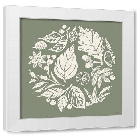 Autumn Tones X White Modern Wood Framed Art Print by Tavoletti, Anne