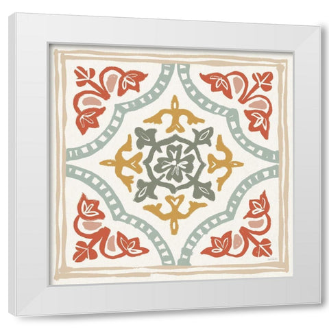 Autumn Tones XII White Modern Wood Framed Art Print by Tavoletti, Anne