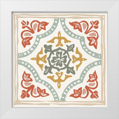 Autumn Tones XII White Modern Wood Framed Art Print by Tavoletti, Anne