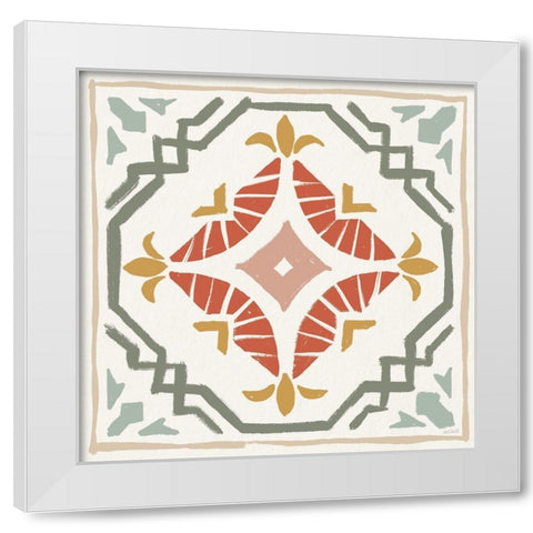 Autumn Tones XIII White Modern Wood Framed Art Print by Tavoletti, Anne