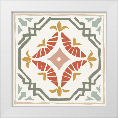 Autumn Tones XIII White Modern Wood Framed Art Print by Tavoletti, Anne