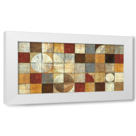 Tango Neutral White Modern Wood Framed Art Print by Schick, Mike
