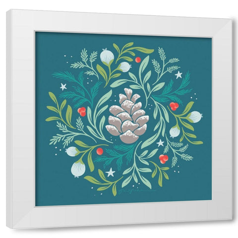 Falala VI White Modern Wood Framed Art Print by Graham, Gia