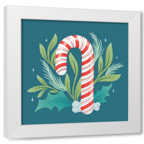 Falala VII White Modern Wood Framed Art Print by Graham, Gia