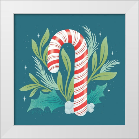 Falala VII White Modern Wood Framed Art Print by Graham, Gia