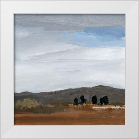 Alamosa White Modern Wood Framed Art Print by Munger, Pamela