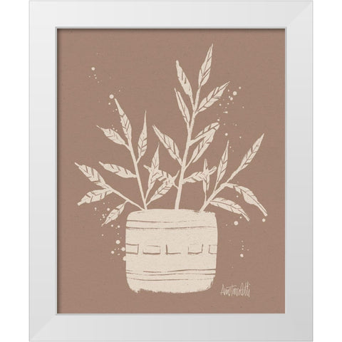 Dreamy Boho Botanical Sketches IX White Modern Wood Framed Art Print by Tavoletti, Anne