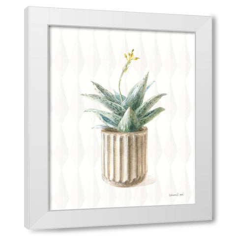 Desert Greenhouse XX White Modern Wood Framed Art Print by Nai, Danhui