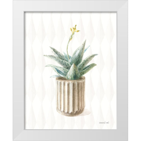 Desert Greenhouse XX White Modern Wood Framed Art Print by Nai, Danhui