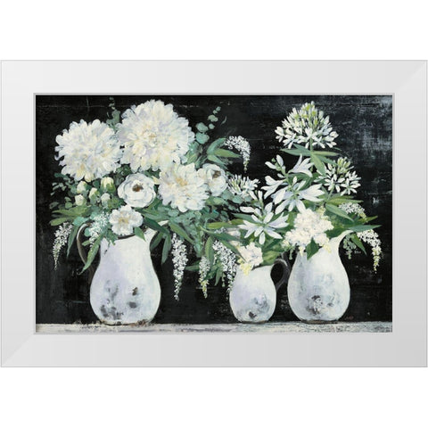 Late Summer Bouquet IV White Modern Wood Framed Art Print by Purinton, Julia