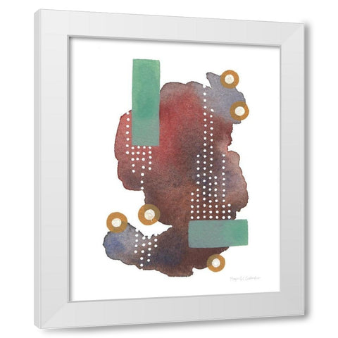 Abstract Day VI White Modern Wood Framed Art Print by Gallagher, Megan