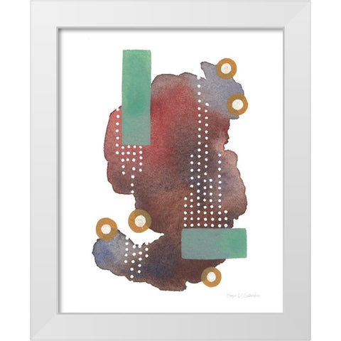 Abstract Day VI White Modern Wood Framed Art Print by Gallagher, Megan