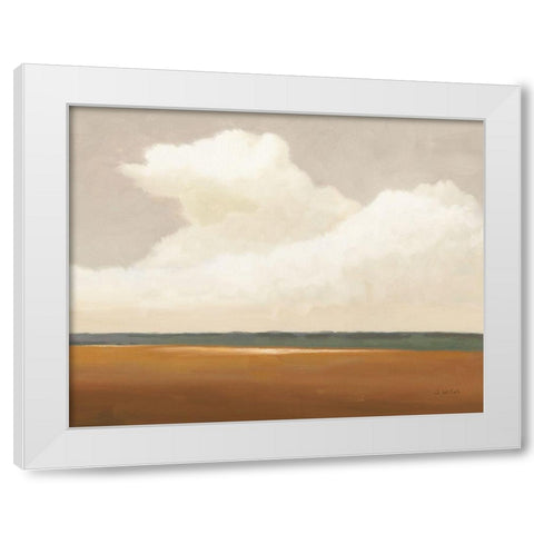 Prairie Summer Terracotta White Modern Wood Framed Art Print by Wiens, James