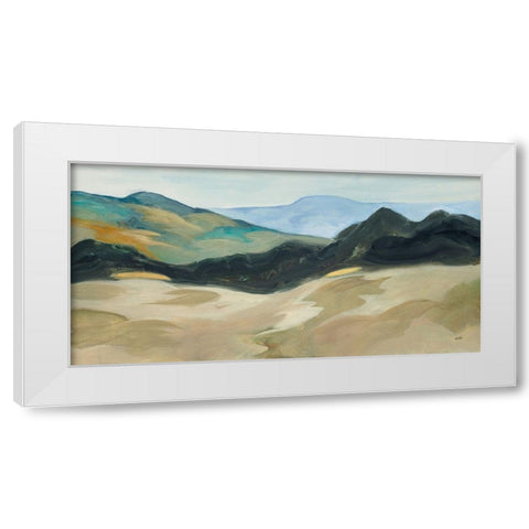 Layers of Range White Modern Wood Framed Art Print by Purinton, Julia