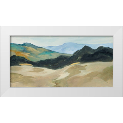 Layers of Range White Modern Wood Framed Art Print by Purinton, Julia