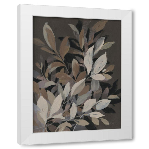 Lively Branches White Modern Wood Framed Art Print by Nai, Danhui