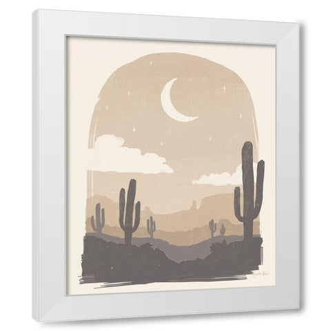 Desert II Neutral White Modern Wood Framed Art Print by Penner, Janelle