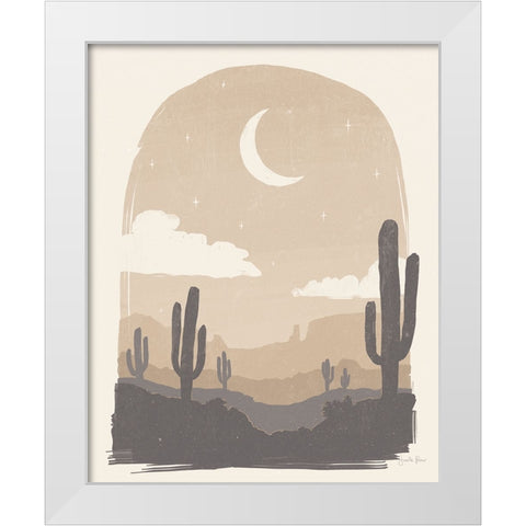 Desert II Neutral White Modern Wood Framed Art Print by Penner, Janelle