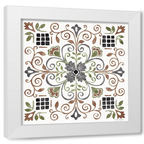 Mediterranean Motif IV Green White Modern Wood Framed Art Print by Grove, Beth