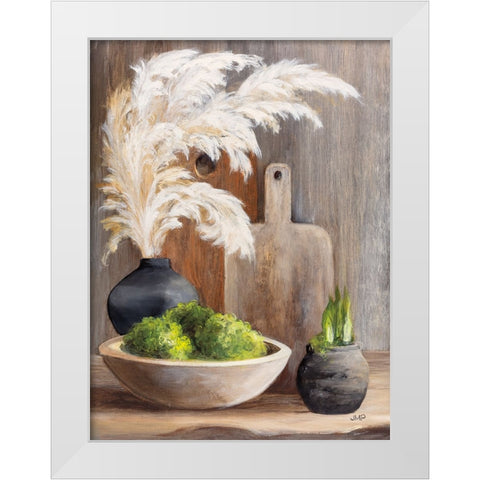 Spring Tableaux I White Modern Wood Framed Art Print by Purinton, Julia