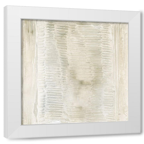 Toned Texture II White Modern Wood Framed Art Print by Paschke, Chris