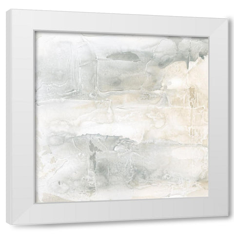 Toned Texture III White Modern Wood Framed Art Print by Paschke, Chris