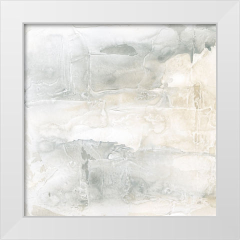 Toned Texture III White Modern Wood Framed Art Print by Paschke, Chris