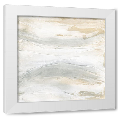Toned Texture V White Modern Wood Framed Art Print by Paschke, Chris