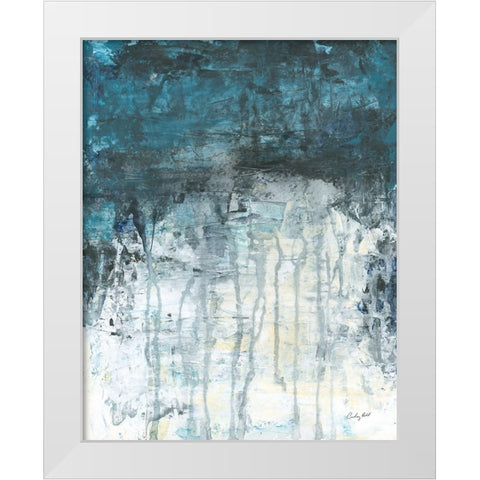 Glacial White Modern Wood Framed Art Print by Prahl, Courtney