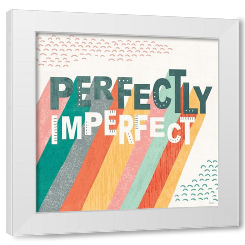 Fresh Petals IV White Modern Wood Framed Art Print by Charron, Veronique