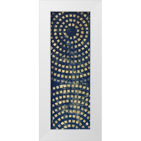 Juxtapose II Panel I White Modern Wood Framed Art Print by Warrick, Cheryl
