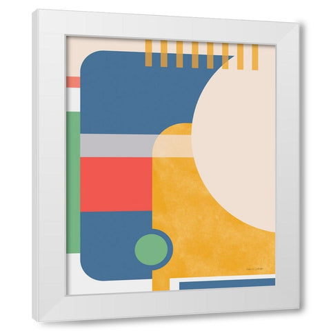 Modern Glam I Vallarta Blue White Modern Wood Framed Art Print by Gallagher, Megan