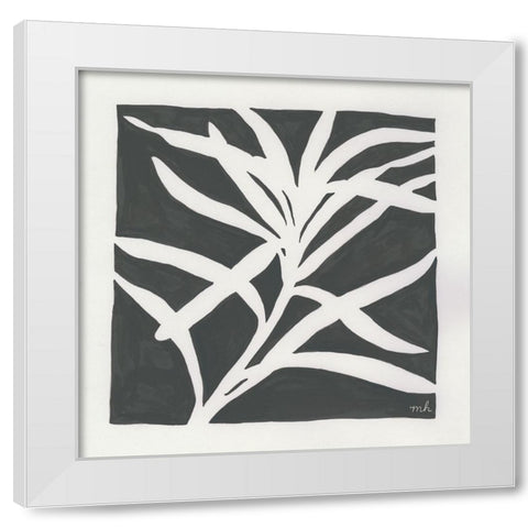 Growing Gray White Modern Wood Framed Art Print by Hershey, Moira