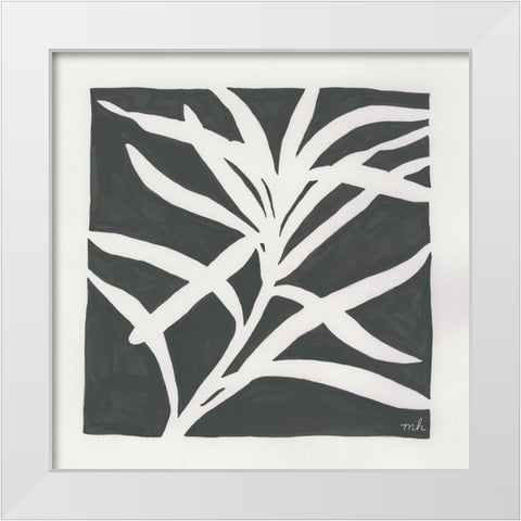 Growing Gray White Modern Wood Framed Art Print by Hershey, Moira