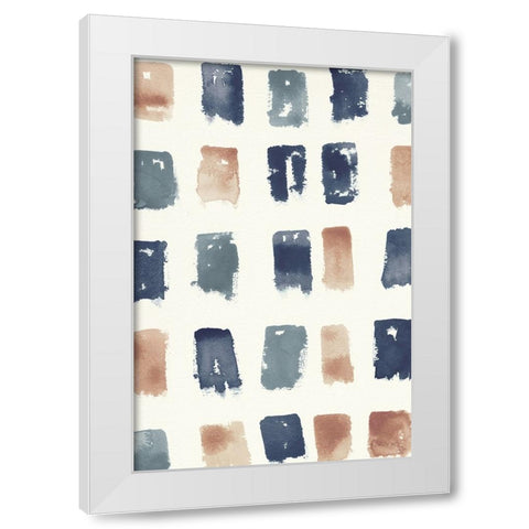 Pas Parfait III Rose Crop White Modern Wood Framed Art Print by Novak, Shirley