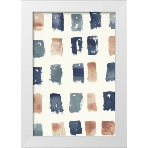 Pas Parfait III Rose Crop White Modern Wood Framed Art Print by Novak, Shirley